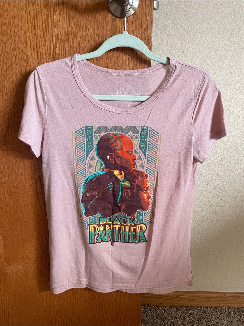 Native Pink Black Panther Graphic Tee